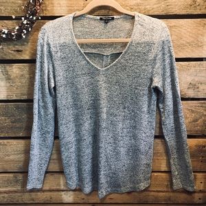Gray lightweight sweater
